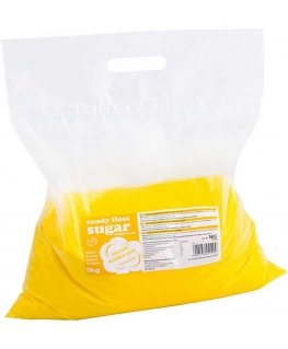 Gsg24 Colored yellow cotton candy with bubble gum flavor 5kg