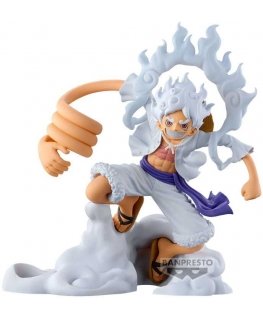 Banpresto One Piece Monkey D. Luffy Gear 5 -hahmo 10 cm