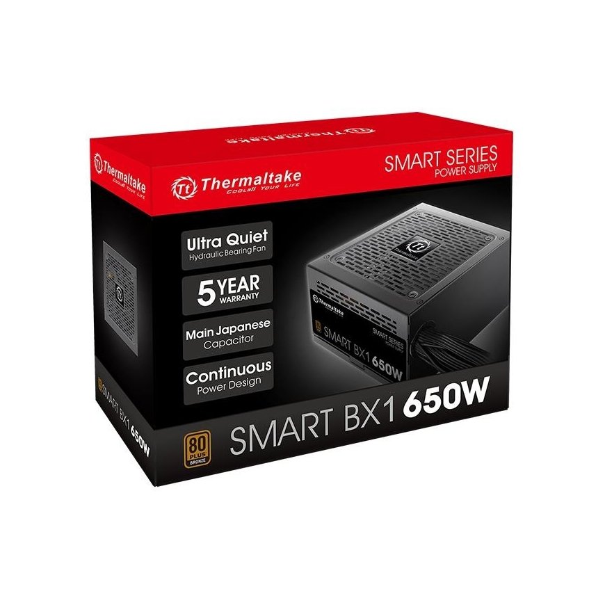 Thermaltake Smart BX1 power supply unit 650 W 24-pin ATX ATX Black – 5