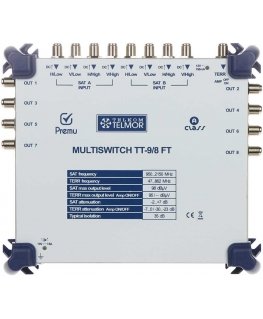 MONIKYTKIN TT-9/8-FT-PREMU 9 TULOA / 8 LÄHTÖÄ PREMU TELMOR