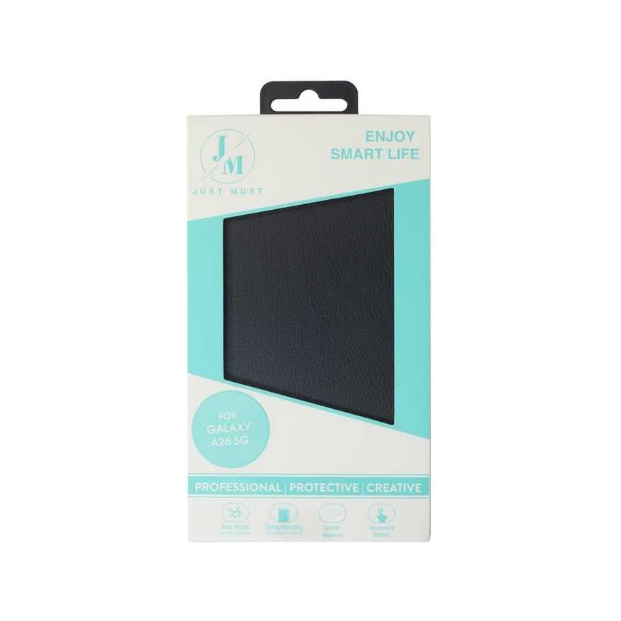 Case Just Must JM STAND FLIP CASE for Galaxy A26 Black – 2