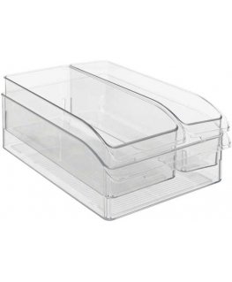 5five Simply Smart 3 SMART FRIDGE refrigerator organizer set, 3 containers.
