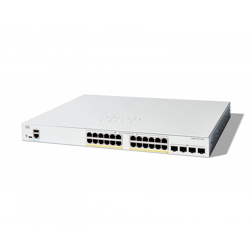 Cisco C1200-24FP-4X сетевой коммутатор Управляемый L2/L3 Gigabit Ethernet (10/100/1000) Белый