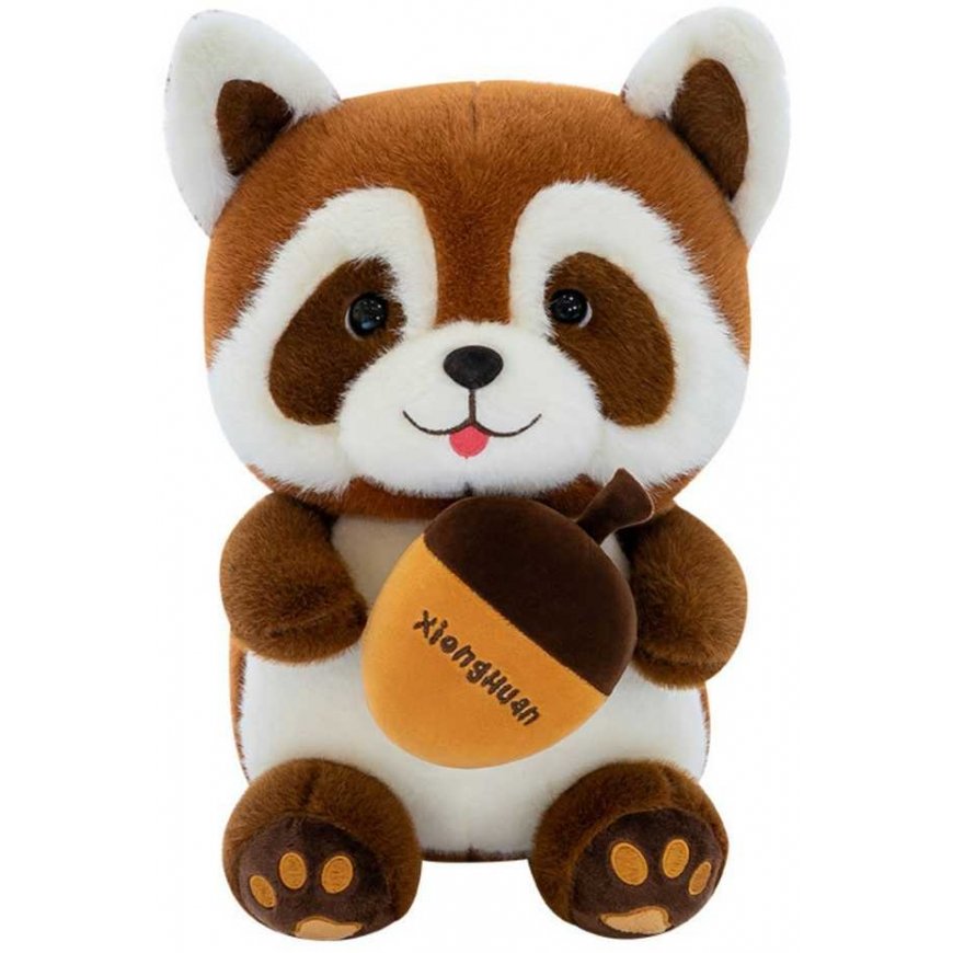Lean Toys Pehmolelu Pesukarhu ja tammenterho 23cm – 2