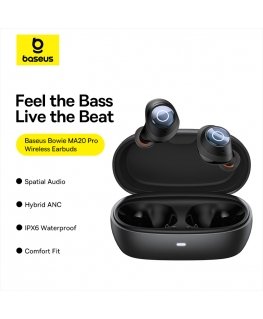 Baseus Bowie MA20 Pro TWS Wireless Headphones with ANC and IPX6