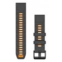 Garmin QuickFit Grupa Grafīts, Oranžs Silikons Garmin QuickFit Grupa Grafīts, Oranžs Silikons