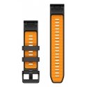 Garmin QuickFit Yhtye Grafiitti, Oranssi Silikoni