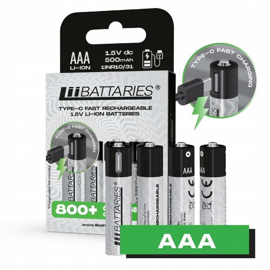 Liibattaries akumulatory LI-ON AAA 4szt – 2