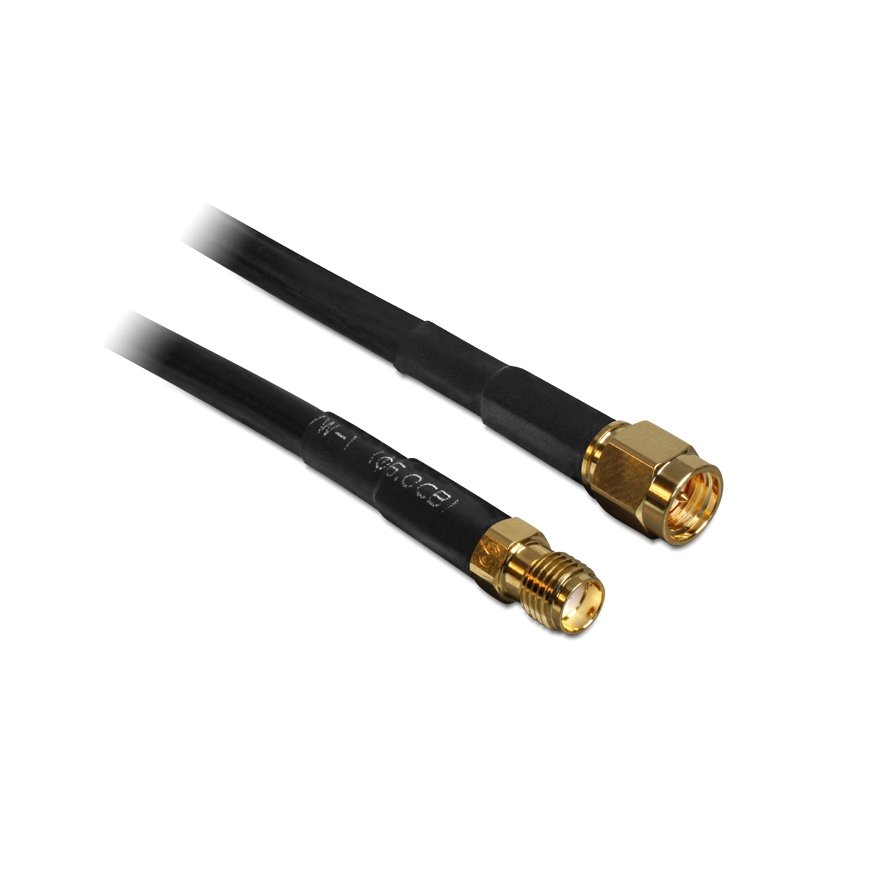 DeLOCK 5m SMA m/f коаксиальный кабель CFD200