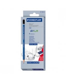 Staedtler Mars Lumograph 100 Multi 6 kpl