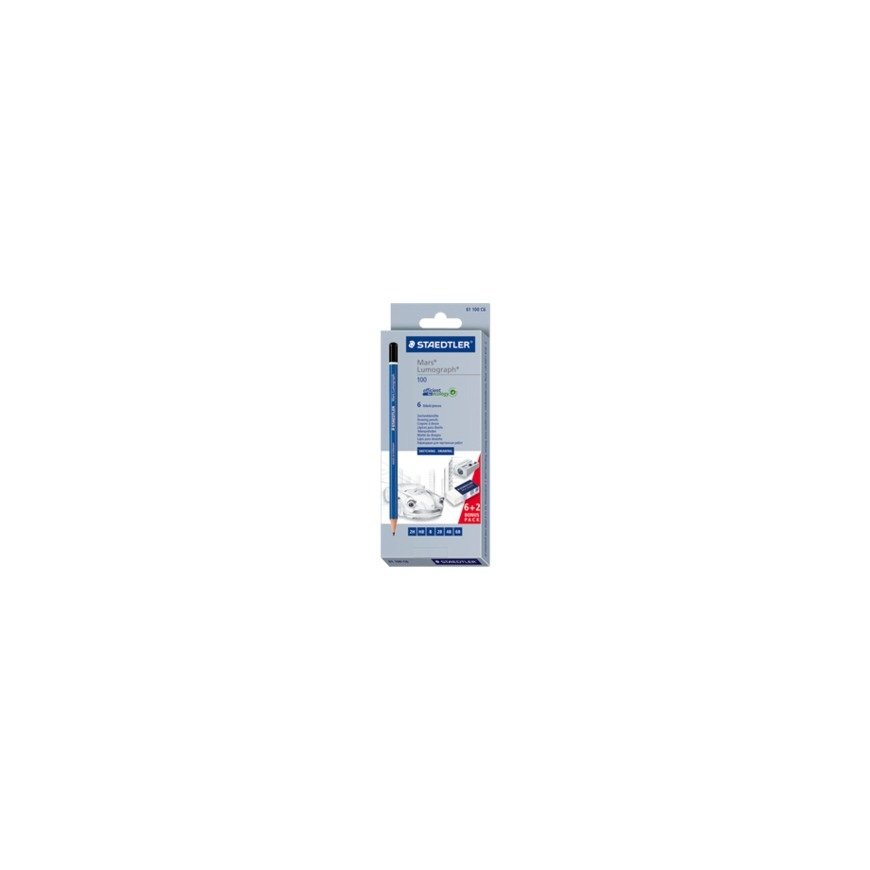 Staedtler Mars Lumograph 100 Multi 6 pc(s)