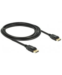 DeLOCK 2m Displayport 1.2a Black