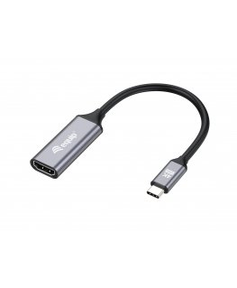 Equip 133491 видео кабель адаптер 0,15 m USB Type-C HDMI Черный, Серый