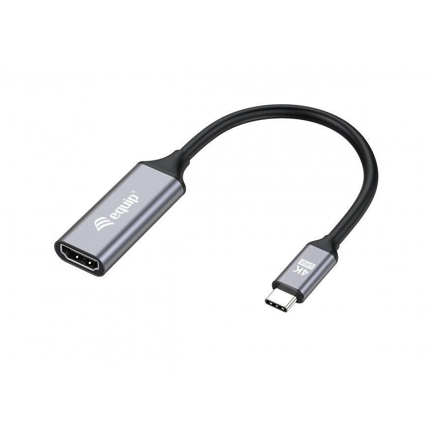 Equip 133491 видео кабель адаптер 0,15 m USB Type-C HDMI Черный, Серый