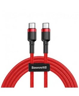 Baseus 6953156285194 USB kabelis 1 m USB C Sarkans
