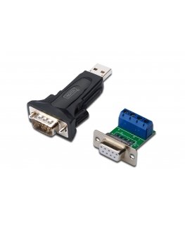 Digitus DA-70157 kaapelin sukupuolenvaihtaja USB 2.0 RS-485 musta