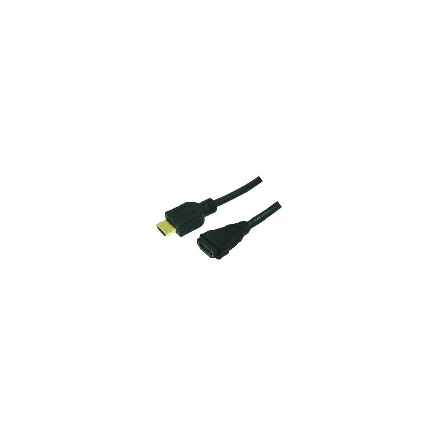 LogiLink HDMI/HDMI, 2.0m HDMI kabelis 2 m HDMI A tipo (standartinis) Juoda