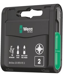 Wera 20 BTH PZ 2 skrūvgrieža uzgalis 20 pcs