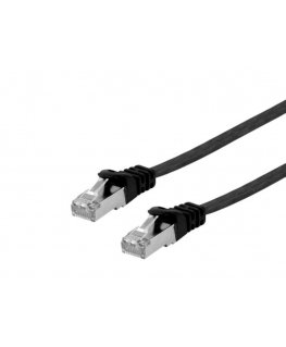 Equip 607697 сетевой кабель Черный 0,5 m Cat6a U/FTP (STP)