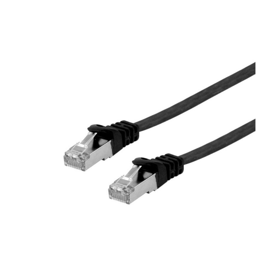 Equip 607697 сетевой кабель Черный 0,5 m Cat6a U/FTP (STP)