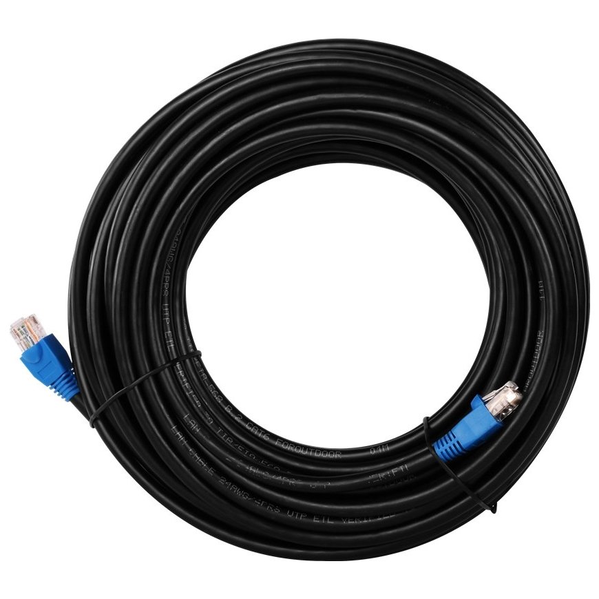 Goobay 94395 networking cable Black 50 m Cat6 U/UTP (UTP) – 3