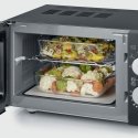 Severin MW 7762 микроволновая печь Черный, Нержавеющая сталь Микроволновая печь с грилем Столешница Severin MW 7762 микроволновая печь Черный, Нержавеющая сталь Микроволновая печь с грилем Столешница