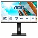 AOC P2 U32P2 kompiuterio monitorius 80 cm (31.5") 3840 x 2160 pikseliai 4K Ultra HD LED Juoda