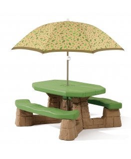 Step2 Naturally Playful Picnic Table With Umbrella