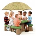 Step2 Naturally Playful Picnic Table With Umbrella