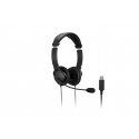 Kensington K33065WW austiņas un brīvroku komplekts Vadu Birojs / zvanu centrs USB Type-A Melns Kensington K33065WW austiņas un brīvroku komplekts Vadu Birojs / zvanu centrs USB Type-A Melns