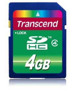 Transcend TS4GSDHC4 zibatmiņa 4 GB SDHC