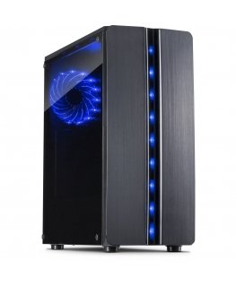 Inter-Tech 88881309 tietokonekotelo Mini Tower musta