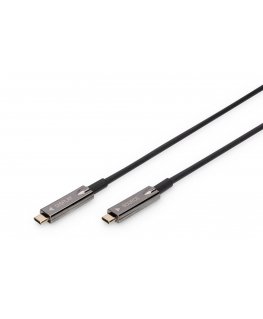 Digitus AK-330160-100-S USB-kaapeli USB 3.2 Gen 1 (3.1 Gen 1) 10 m USB C musta