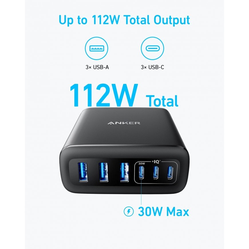 Anker GaN Universaalne Must Vahelduvvool Hoonesisene – 2