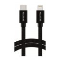 Swissten USB-C / Lightning 1.2 m 1,2 m Melns Swissten USB-C / Lightning 1.2 m 1,2 m Melns