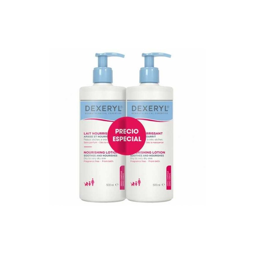 Ducray Dexeryl Duo maitininantis Losjonas 2x, 500 ml – 4