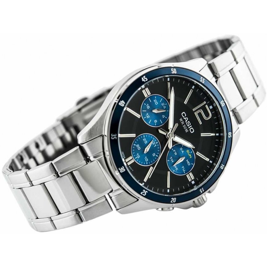 CASIO MTP-1374D 2AV MEN'S WATCH (zd063c) + BOX – 5