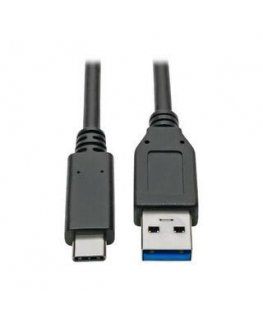 PremiumCord USB 3.2 -liitäntäkaapeli USB-C - USB-A -liittimillä 1 m musta