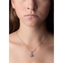 Silvego Sidabrinis pendant Snowflake with Swarovski zircons JJJP0811 Silvego Sidabrinis pendant Snowflake with Swarovski zircons JJJP0811