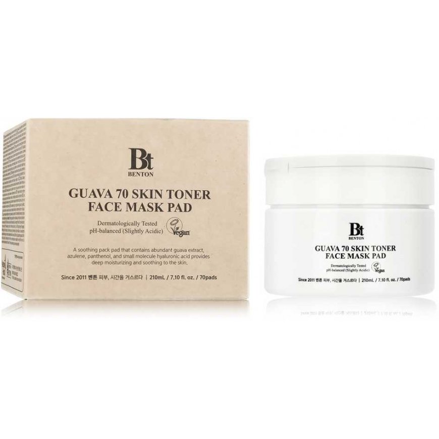 Benton Guava 70 Skin Toner Face Mask Pad 70 Sheets 210 ml
