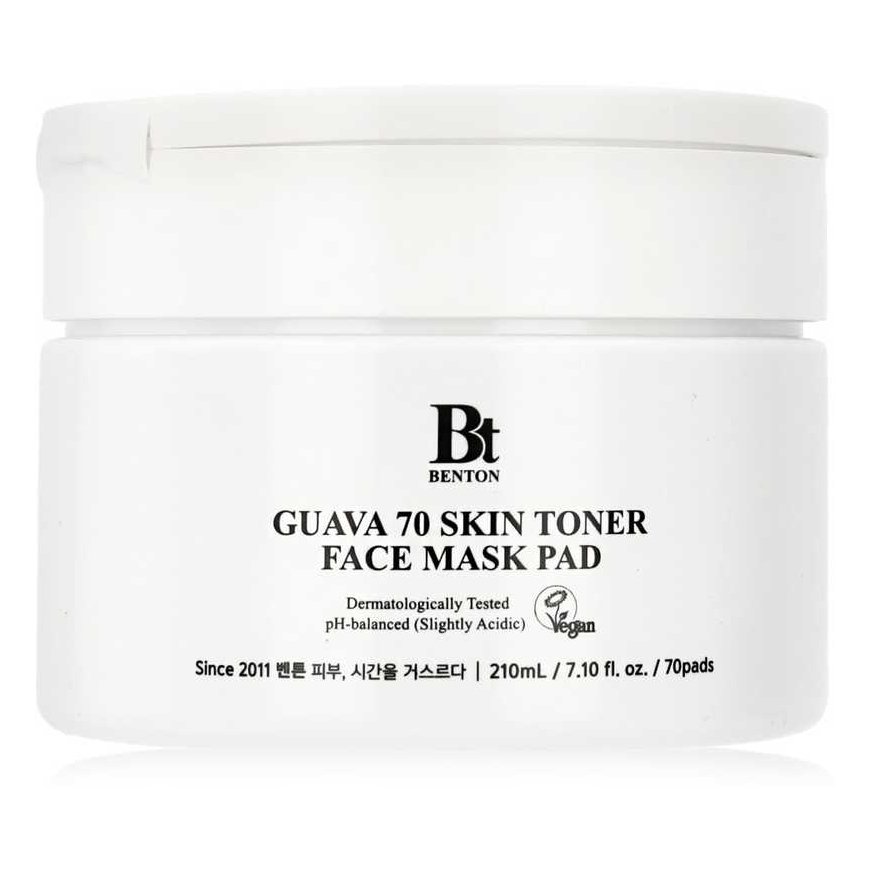 Benton Guava 70 Skin Toner Face Mask Pad 70 Sheets 210 ml – 2