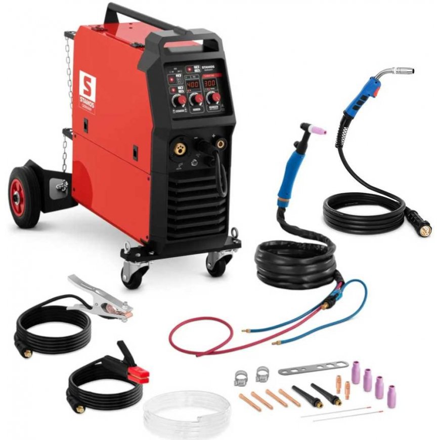 Stamos Germany Multifunctional welding machine MIG/MAG TIG MMA FCAW 300 A 400 V – 2
