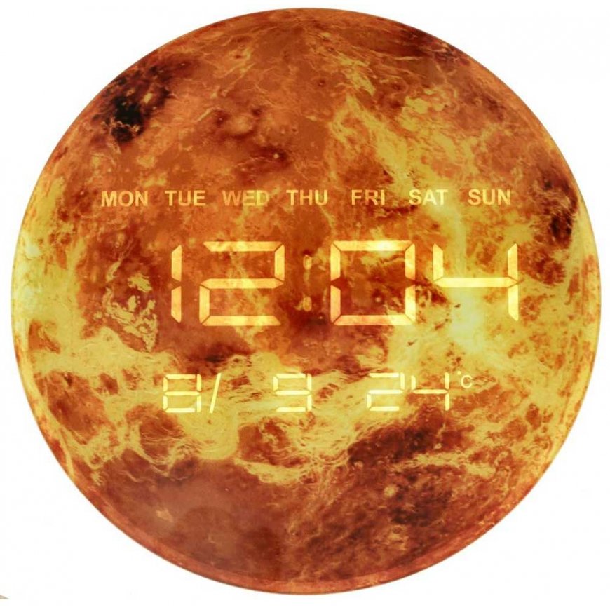 Ikonka Planet Mars orange 32cm price