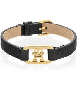 Tommy Hilfiger musta nahkaranneke 2780830