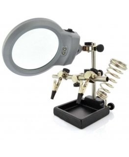 Oem Mounting Handle - Holder with Magnifying Glass and LED Light - ZD10M