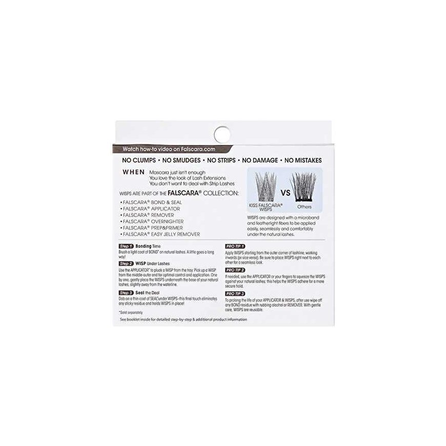 Kiss False eyelashes Falscara Multipack - Clear band dirbtinės blakstienos – 3
