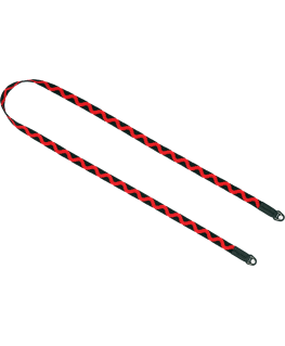 ARTISANARTIST Artisan & Artist I ACAM-318 I Silk Camera Strap w/ Traditional Japanese Pattern (Long) Black/Red