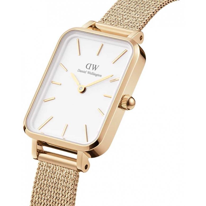 Women's watch DANIEL WELLINGTON Quadro Pressed Evergold 20mm DW00100556 + BOX (zw520a) – 2