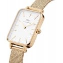 Naisten rannekello DANIEL WELLINGTON Quadro Pressed Evergold 20mm DW00100556 + LAATIKKO (zw520a)