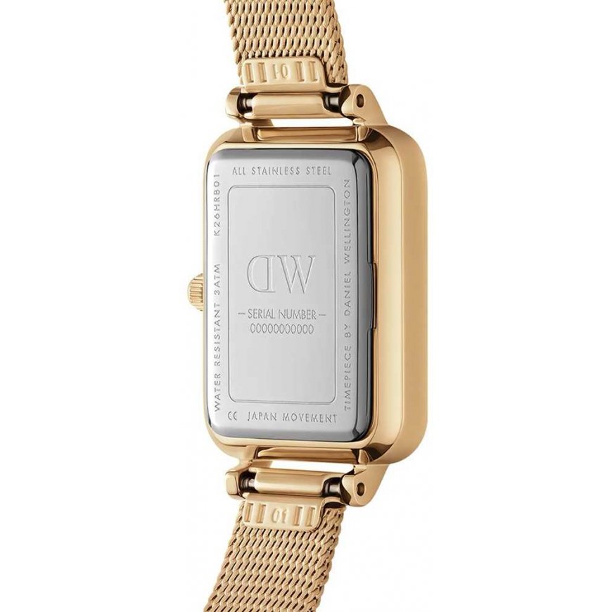 Women's watch DANIEL WELLINGTON Quadro Pressed Evergold 20mm DW00100556 + BOX (zw520a) – 3